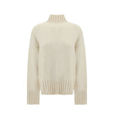 Jil Sander White Silk Sweatshirt