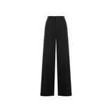 Balenciaga Black Wool Flared Pants