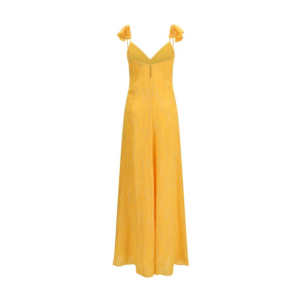 Forte_Forte Orange Viscose Casual Dress