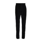 Dolce & Gabbana Black Cotton Casual Pants