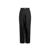 Jacquemus Black Silk Flared Pants