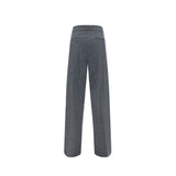 Jil Sander Gray Wool Dress Pants