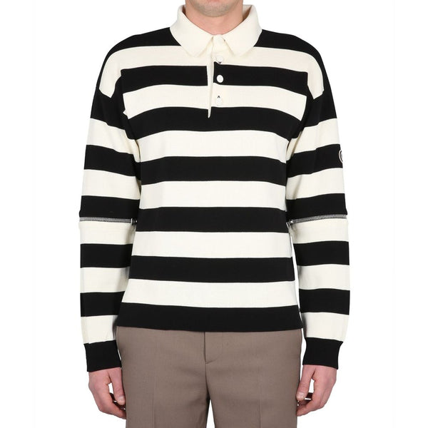 Gucci White Cotton Polo Shirt