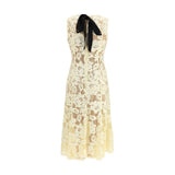 Self-Portrait Multicolor Polyester Casual Dress