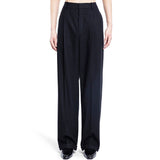 Saint Laurent Black Cashmere Dress Pants