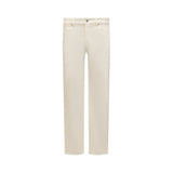 Jil Sander White Cotton Jeans Denim