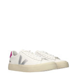 Veja White Leather Low Top Sneakers