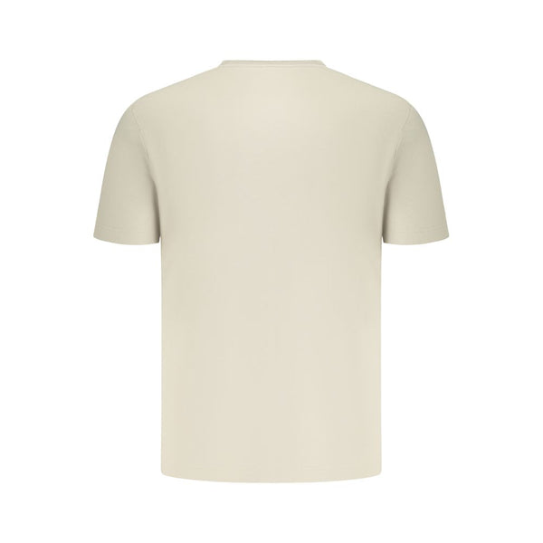 Hugo Boss Beige Cotton Men T-Shirt