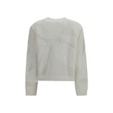 Max Mara White Cotton Sweatshirt