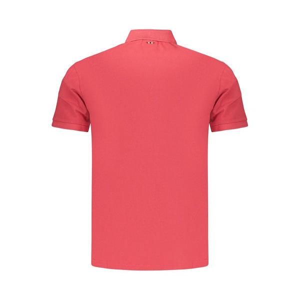 Napapijri Red Cotton Men's Polo Shirt