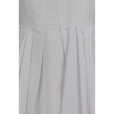 Max Mara White Cotton Casual Dress