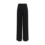 Max Mara Pure Black Viscose Casual Pants