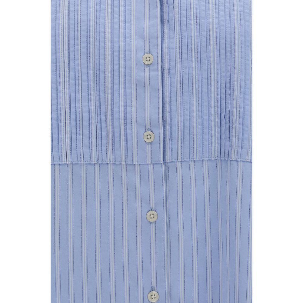 SOSUE Blue Cotton Pattern Shirt