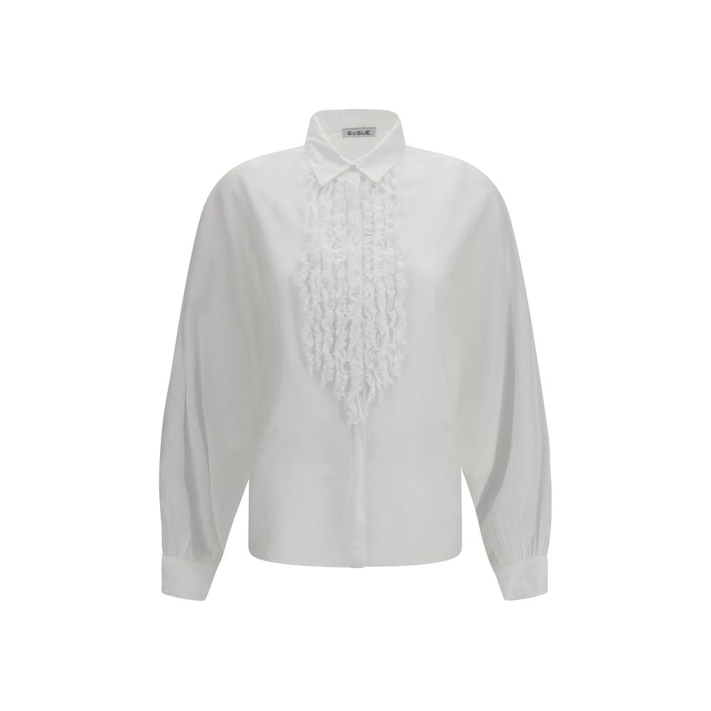 SOSUE White Cotton Blouse