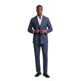 Mulish Blue Polyester Two-Piece Suit