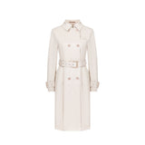 Herno White Cotton Coat