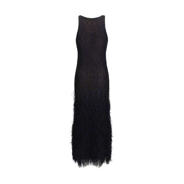 Giorgio Armani Blue Polyamide Cocktail Dress