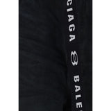 Balenciaga Black Cotton Bermuda Shorts