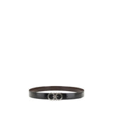 Ferragamo Black Calf Leather Bos Taurus Belt