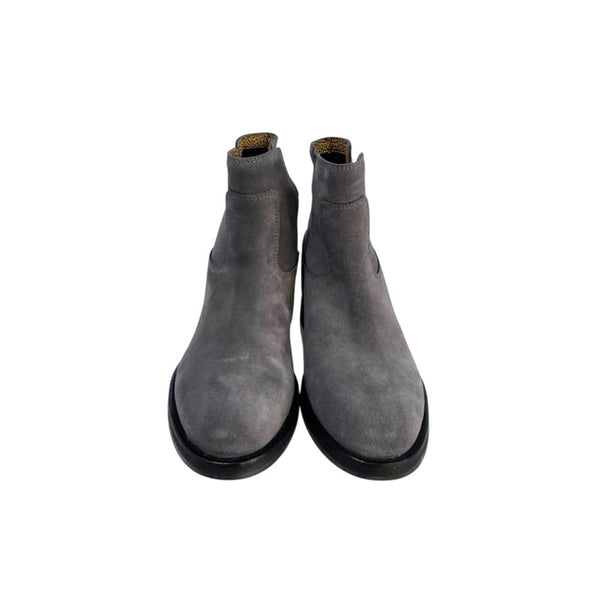 Borbonese Grey Leather Women Boot