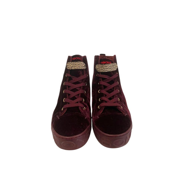 Borbonese Red Fabric Women Sneaker