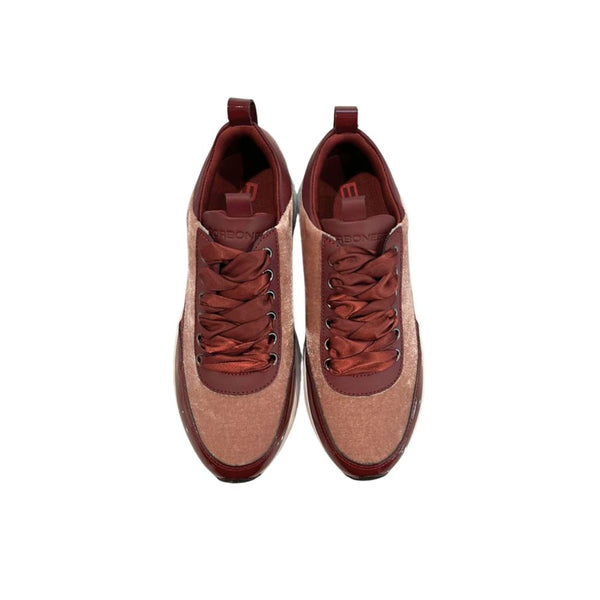 Borbonese Red Fabric Women Sneakers