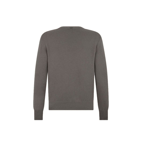 Herno Gray Cashmere Sweater