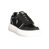 U.S. POLO ASSN. Black Polyurethane Women's Sneaker