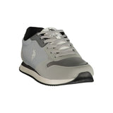 U.S. POLO ASSN. Dark Grey Polyurethane Men's Sneaker
