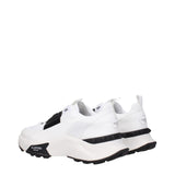 Valentino Garavani White Fabric Athletic Sneakers