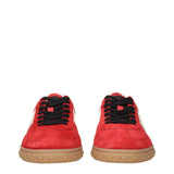 Valentino Garavani Red Leather Low Top Sneakers