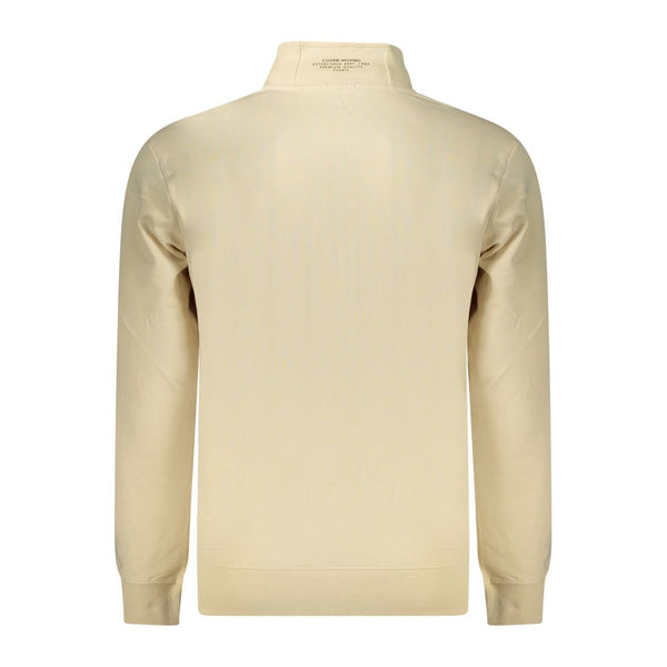 Coveri Moving Beige Cotton Men's Sweatshirt