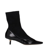 Jacquemus Black Leather Ankle Boots