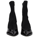 Jacquemus Black Leather Ankle Boots