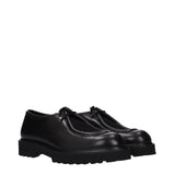 Max Mara Black Leather Oxfords And Derbies