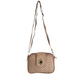 Baldinini Trend Beige PU Women Crossbody