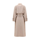 Brunello Cucinelli Multicolor Linen Trench Coat
