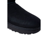 UGG Black Suede Leather Ankle Boots