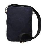 Versace Blue Fabric Crossbody Bag