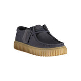 Clarks Blue Leather Men's Classic Shoe