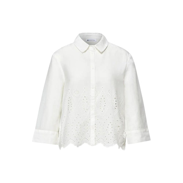 Street One White Cotton Blouse