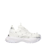 Versace White Fabric Sneakers