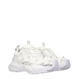 Versace White Fabric Sneakers