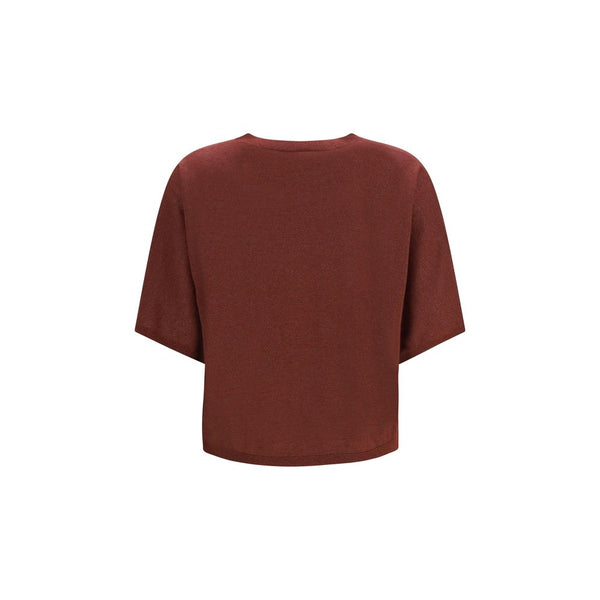 Brunello Cucinelli Bordeaux Cashmere Sweatshirt