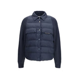 Brunello Cucinelli Blue Polyester Jacket