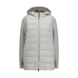 Brunello Cucinelli Gray Polyester Full-Length Jacket