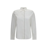 Brunello Cucinelli White Cotton Dress Shirt