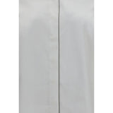 Brunello Cucinelli White Cotton Dress Shirt