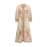 Zimmermann Beige Linen Casual Dress
