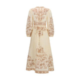 Zimmermann Beige Linen Casual Dress